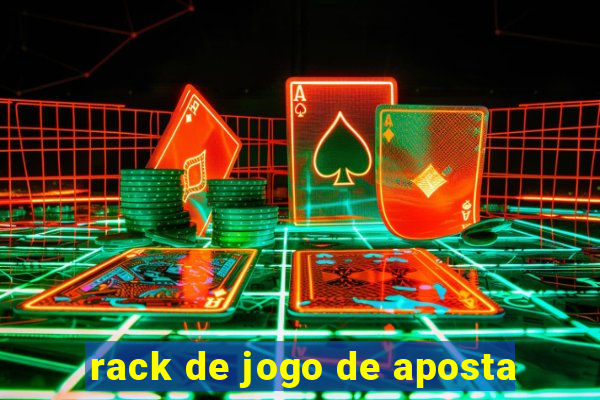 rack de jogo de aposta